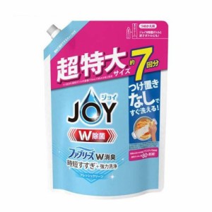 ジョイ W除菌 食器用洗剤 ファブリーズW消臭 フレッシュクリーン 詰め替え 超特大 (910ml)  [台所洗剤 キッチン 食器洗い 除菌 P&G]