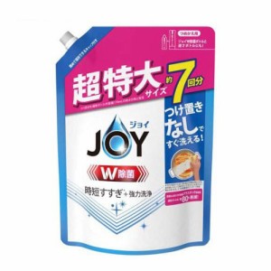 ジョイ W除菌 食器用洗剤 さわやか微香 詰め替え 超特大 (910ml)  [台所洗剤 キッチン 食器洗い 除菌 P&G]