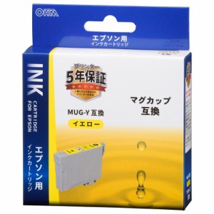 エプソン互換 マグカップ イエロー [品番]01-3949 INK-EMUG-Y              [[OAサプライ:エプソン互換インク] オーム電機]