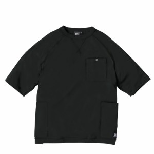 5ポケット 半袖 Tシャツ ブラック 4L G-947 [作業着 作業服 ワークウェア 機能性 収納力 快適 ゆったり トップス カジュアル コーコス信