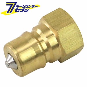 SPカプラTypeA プラグ 4P-A/NBR/BRASS  藤原産業 [電動工具 エアーツール カプラ・ジョイント]