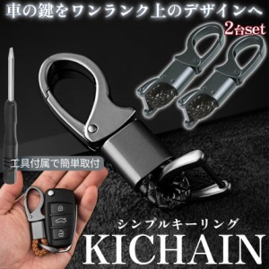 カラビナ キーホルダー 360度 回転 2個 セット フック キーリング 鍵 キー カギ アウトドア キャンプ ギア Dカン Dリング 落下 紛失 防止