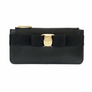 フェラガモ 22-E010 734494 NERO フラグメントケース レディース ヴァラリボン ブラック (新品) Salvatore Ferragamo