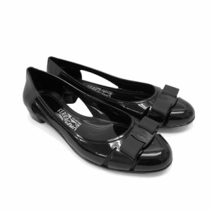 フェラガモ 03 5656 726363 スリッポン/パンプス VARA JELLY ブラック (新品) FERRAGAMO