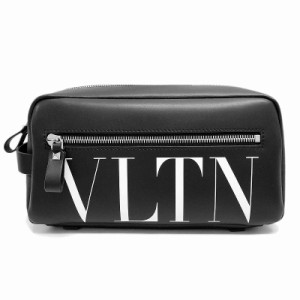 (新品) ヴァレンティノ  レザー製 セカンドポーチ バッグ ブラック 1Y2P0T85LVN 0NI VALENTINO