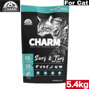 CHARM（チャーム）サーフ＆ターフキャット 5.4kg キャットフード 正規品 ペットフード ペット用品 お試し サイズ