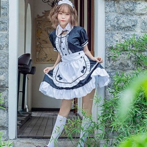 メイド服 コスプレ ハロウィン 衣装 大人 セクシー コスチューム レディース エンジェル 仮装 かわいい イベント 忘年会 新年会 定番 エ