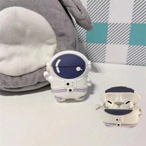 AirPods1/2専用 AirPodsPro/3専用 イヤホンケースのカバー シリコン 保護カバー 宇宙飛行士 耐久性 耐衝撃  ワイヤレス おしゃれ エアー