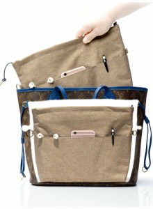 バッグインバッグ 自立 バッグいんバッグ a4 インナーバッグ 軽量 大容量 Qhoculiトートバック用 バッグインバッグ 色々カバン対応 レデ