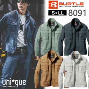 作業着 春夏 ワークウェア BURTLE バートル ジャケット 8091 作業服 ワークジャケット 長袖 おしゃれ かっこいい アウトドア