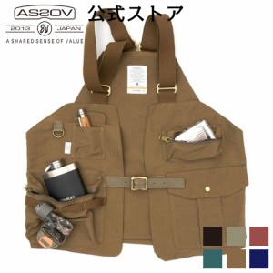 アッソブ公式通販 / SHRINK NYLON CAMP VEST / キャンプ ベスト 011900 おしゃれ アウトドア ナイロン 作業服 ミリタリー メンズ レディ