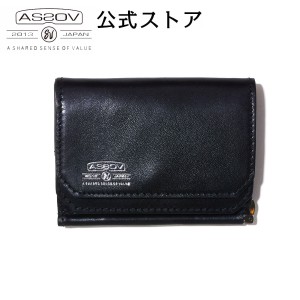 アッソブ公式通販 / AS2OV (アッソブ) レザー マネークリップ 折財布 ショートウォレット 小銭入れ付き 財布 メンズ カード ミニ財布 革 