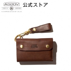 アッソブ公式通販 / AS2OV (アッソブ) 財布 メンズ OILED SHRINK LEATHER SHORT WALLET / 折財布 101402 レザー ミニ財布 キーケース 小