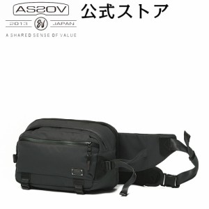 アッソブ公式通販 / ボディバッグ メンズ ブランド カジュアルバッグ CORDURA DOBBY 305D  WAIST BAG L BLACK 061402