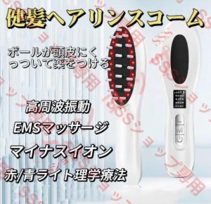 電気ブラシ EMS ブラシ スカルプケア 電気バリブラシ 頭皮3D振動 1台多用 電動頭皮ブラシ 頭皮ケア Type-C充電式 男女兼用