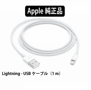 送料無料 iPhoneシリーズ本体標準同梱品　ライトニングケーブル 充電 通信 Lightning - USBケーブル (1m) アップル正規品 アップル純正部