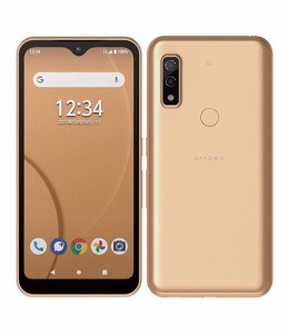 【送料無料】未使用品 SIMフリー au FUJITSU arrows We FCG01 ローズゴールド 富士通洗えるスマホ　白ロム