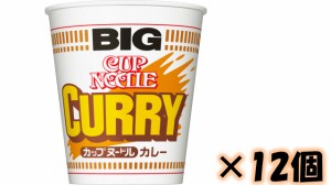 日清食品　カップヌードルカレー ビッグ×12個　送料無料(沖縄・離島不可)