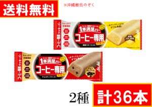 1本満足バー　コーヒー専用 クッキーバー ２種セット 計36本 送料無料(沖縄離島不可)  一本満足　アサヒグループ食品