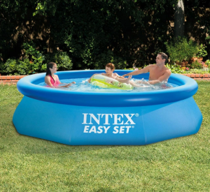 「正規品保証」INTEX エア プール フレーム 厚くする プール 大型 戸外 多人数 プール インテックス 家庭用 プール ファミリープール 家