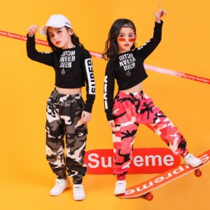 ダンス衣装 キッズ 子供 ヒップホップ ダンス 衣装 HIPHOP Ｔシャツ パンツ 男の子 女の子 夏  ダンス衣装 キッズ ダンス ステージ衣装 