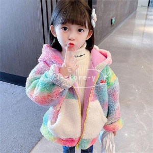 コート 子供服 韓国子供服 厚手 中綿コート 冬 防寒 アウター 子ども 韓国風 キッズ 可愛い 裏起毛 女の子 あったか 姫系 通学 上品 80 9