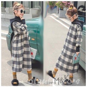 子供服 ワンピース キッズ 長袖 子供ドレス dress 女の子 春秋 膝丈ワンピース 無地 ロングTシャツ 韓国子供服 ジュニア カジュアル おし