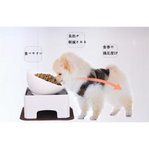 ペット用 フードテーブル 食器台 ワンテーブル 小・中型犬用 猫犬用食器台 スタンド 滑り止めマット付き 食事マット