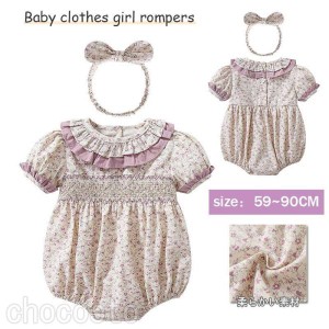 ベビー服 セットアップ  新生児 女の子 ベビー キッズ 春 夏 シンプル 花柄 フリル 春夏服 おしゃれ 可愛い  キッズ おでかけ 保育園 幼