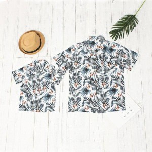 アロハシャツ 親子 アロハシャツ メンズ 親子ペアルック 親子ペア 親子コーデ 親子お揃い Tシャツ 夏 ハワイ 父の日 ギフト 新作 夏 旅行