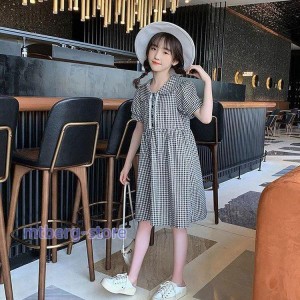 子供服 ワンピース 160 韓国子供服 キッズ 女の子 半袖 ワンピース 綿 春夏 子供ドレス 結婚式 誕生日 七五三 お姫様 ベビー服 おしゃれ 