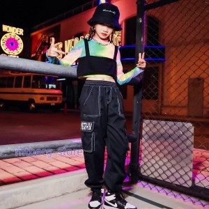 韓国子供服 HIPHOP 男の子 女の子 キッズダンス衣装 ヒップホップ セットアップ 子供 キッズ ジャズダンス 練習着 発表会 ダンス