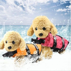 ペット用ライフジャケット 小型犬 フロートベスト 水着 犬用 猫用 浮力補助 スイミングスーツ 小型犬用 ハーネス