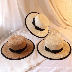 レデイース 麦わら帽子 つば広ハット カンカン帽 春夏 折りたたみ たためる 中折れ UVカット 紫外線対策 日よけ 日焼け防止 おしゃれ 可