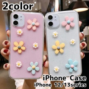 iPhoneケース スマートフォンケース スマホカバー 携帯カバー お花 クリア ピンク 携帯保護 傷防止 アップル シンプル かわいい おしゃれ