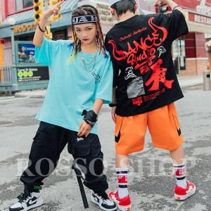 キッズダンス衣装 子供服 韓国 HIPHOP セット ダンス衣装 ヒップホップ 女の子 男の子 応援団 ステージ衣装 jazz 体操服 練習着 かっこい