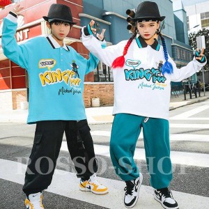 キッズダンス衣装 子供服 韓国 HIPHOP セット ダンス衣装 ヒップホップ 女の子 男の子 応援団 ステージ衣装 jazz 体操服 練習着 かっこい