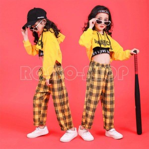 ダンス衣装 キッズ HIPHOP 女の子 ガールズ ダンス衣装 ジャズ ヒップホップ 韓国 子供服 へそ出し トップス パンツ ステージ衣装 応援団