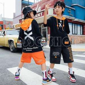 キッズ ダンス衣装 ヒップホップ HIPHOP 韓国子供服 ジャズダンス ガールズ ステージ衣装 団体服 練習着 舞台衣装 女の子 男の子