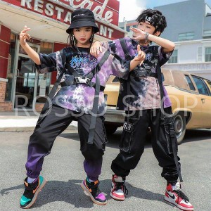 キッズ ダンス 衣装 ヒップホップ ジャズダンス HIPHOP ステージ衣装 ダンス ヒップホップ 韓国子供服 夏 男の子 女の子 おしゃれ 練習着