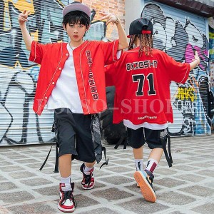 ダンス 衣装 キッズ ヒップホップ ジャズダンス ステージ衣装 ダンス ヒップホップ 子供 HIPHOP 夏 男の子 女の子 おしゃれ 練習着