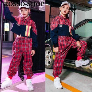 トップス ジャケット ダンスパンツ  女の子 キッズ ダンス衣装 ヒップホップ ダンス衣装 HIPHOP キッズ セットアップ 子供 練習着 体操服