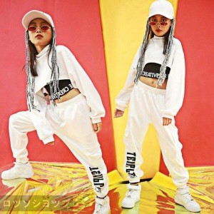 キッズダンス衣装 子供 ダンスパンツ ベスト パーカー ダンクトップ 長ズボン ジャズ ダンス HIPHOP ダンス 衣装 キッズ オシャレ