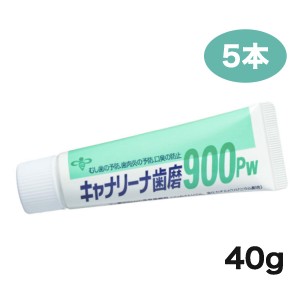 【送料無料】 ビーブランド キャナリーナ 900w 40g x 5本 子供用 歯磨き粉 歯科専売 医薬部外品　オーラルケア　虫歯予防 フッ素 900ppm 