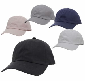 キャップ メンズ レディース 帽子 無地 ソフトコットン ローキャップ 約55〜61cm サイズ調節可能 exas