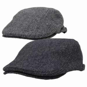 ハンチング 帽子 メンズ 大きいサイズ 61cm対応 ウールジャガードサイドベルト 全国送料無料 ネコポス発送限定 exas