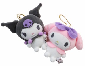 サンリオ マイメロディー クロミ ニコぬいキーホルダー Sanrio ペアミニ ぬいぐるみ ボールチェーン exas