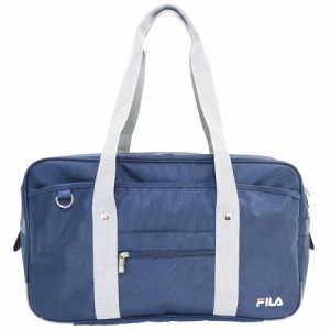 B4サイズ対応 スクールバッグ FILA フィラ ポリエステル スクールバック スクバ ネイビー exas