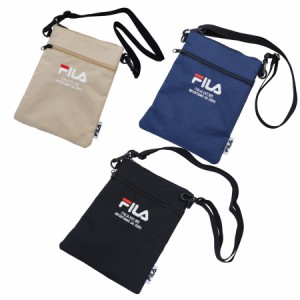 スマフォショルダー ミニショルダーバッグ アクティブショルダー ポリエステル FILA 全国送料無料 ネコポス発送限定 exas