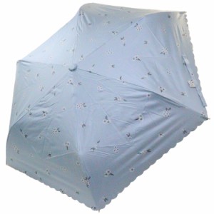 傘 折りたたみ 晴雨兼用 折り傘 UV99.9％ 約50cm スージングフラワー レインボードロップ レディース クラックス CRUX exas